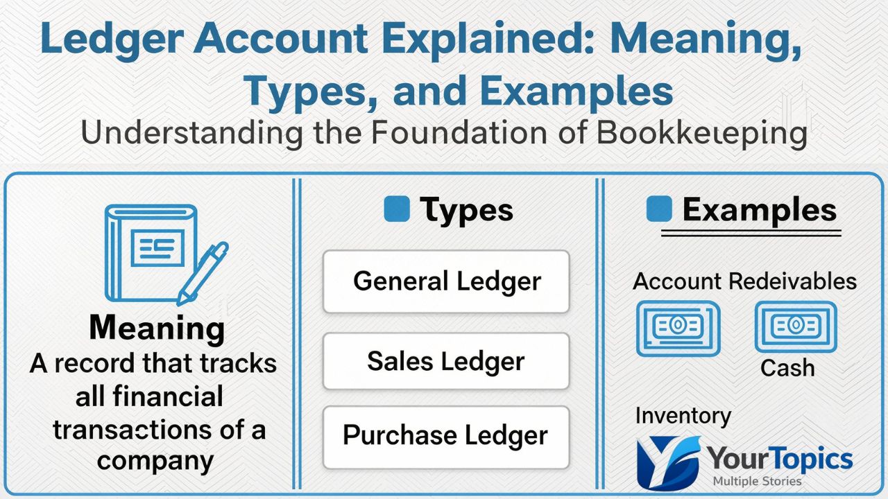 Ledger Account Explained: Meaning, Types, and Examples