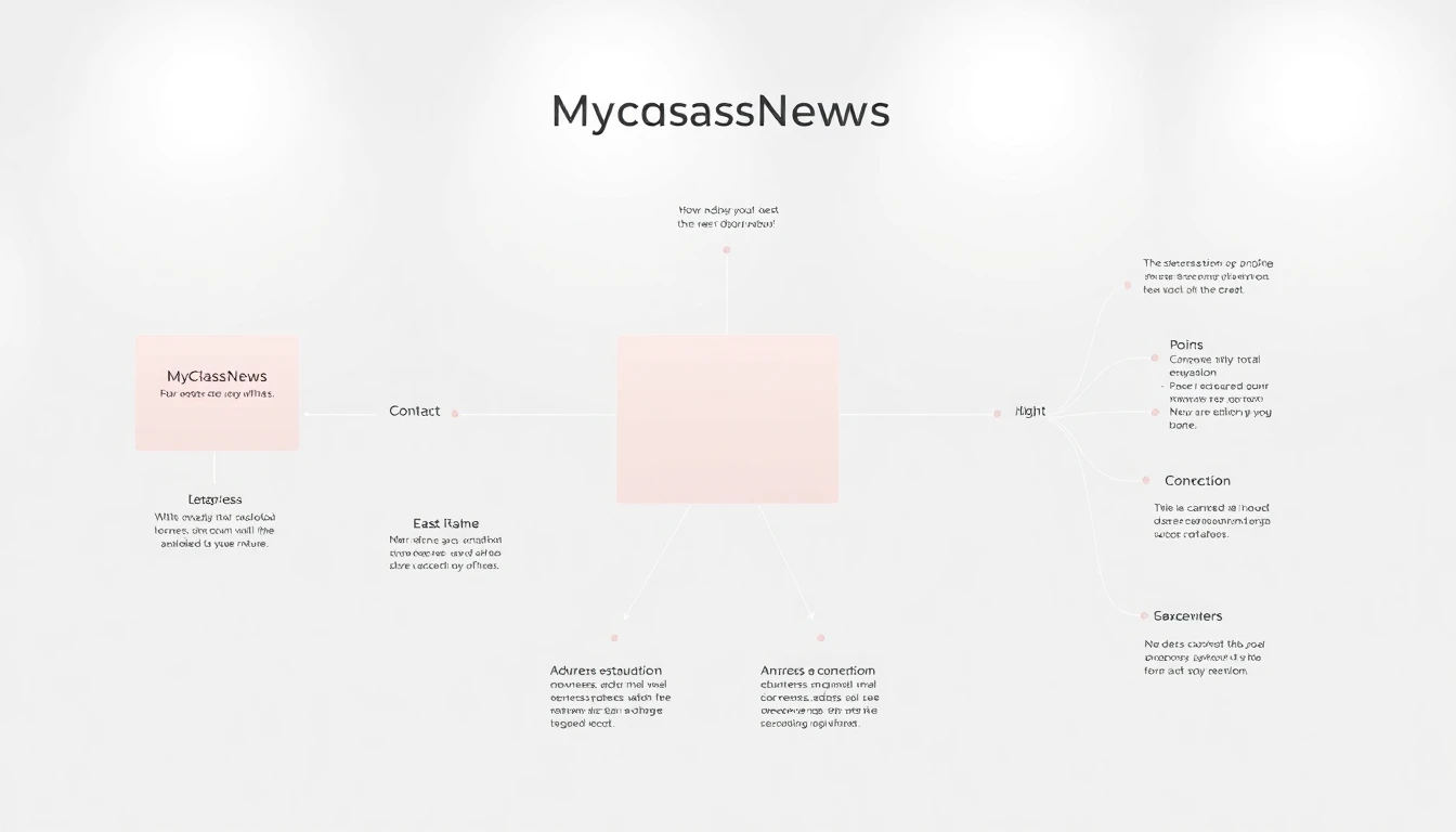 Myclassnews platform overview diagram